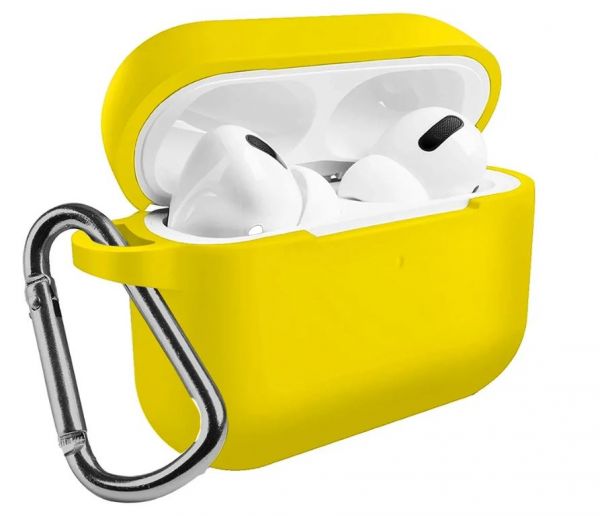 Чохол AirPods Pro 3 Case (з карабіном), Yellow