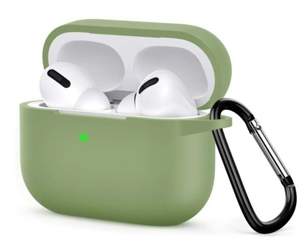 Чохол AirPods Pro 3 Case (з карабіном), Matcha Green