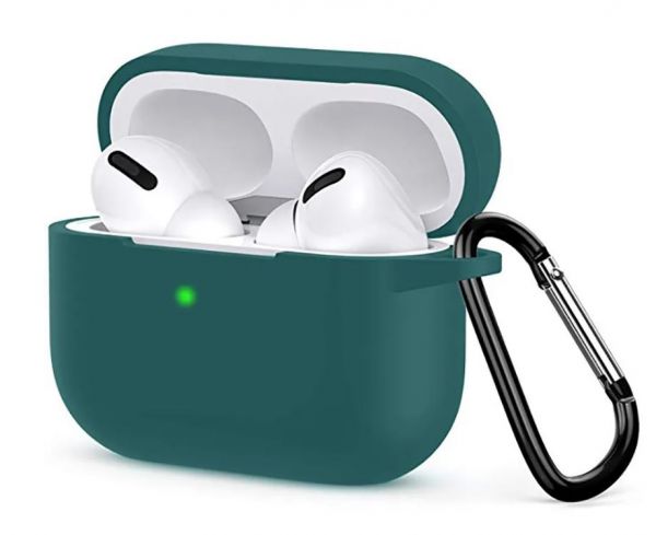 Чохол AirPods Pro 3 Case (з карабіном), Dark Green