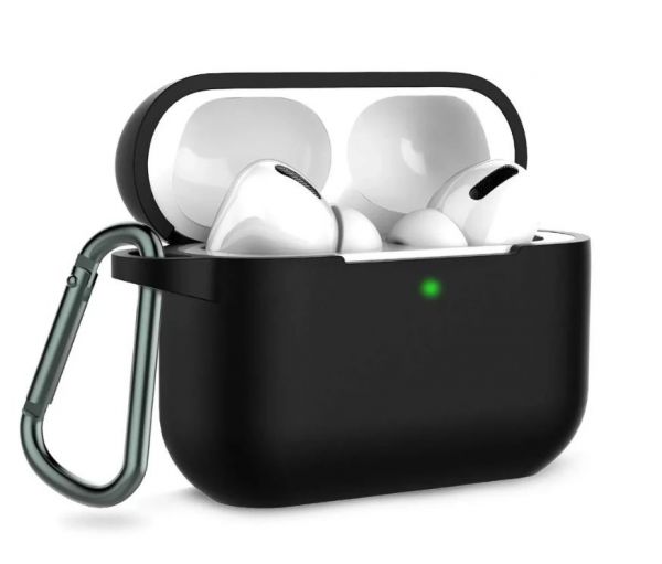 Чохол AirPods Pro 3 Case (з карабіном) Black