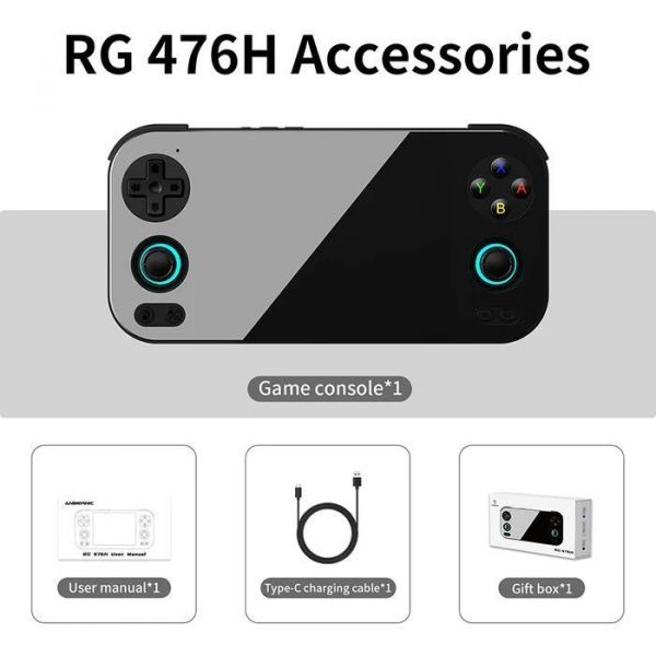 Портативна ігрова приставка Anbernic RG 476H Black