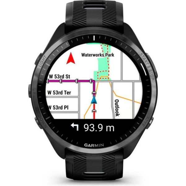 Смарт-годинник Garmin Forerunner 965 Carbon Gray Titanium Bezel 010-02809-00/10/80)