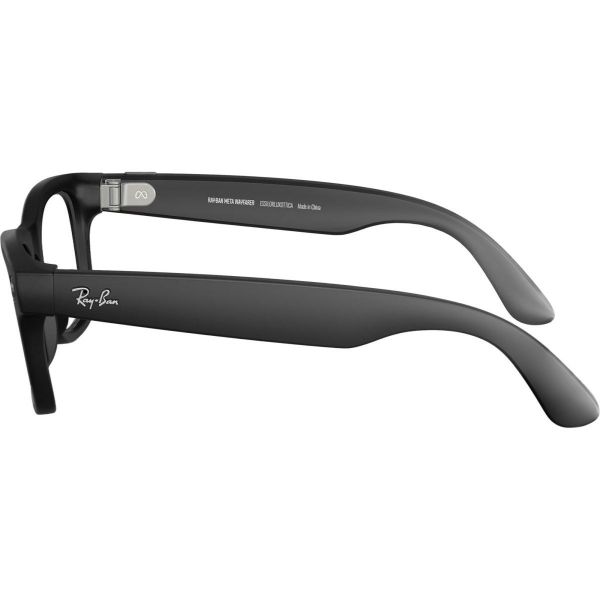 Смарт-окуляри Ray-Ban Meta Wayfarer Large Matte Black/Clear to Graphite Green (RW4008 601S1M 53-22)