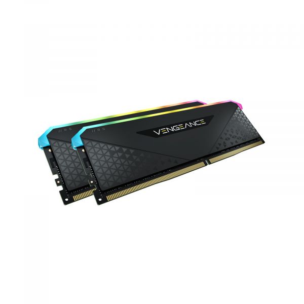 Модуль пам`ятi DDR4 2x16GB/3600 Corsair Vengeance RGB RS Black (CMG32GX4M2D3600C18)