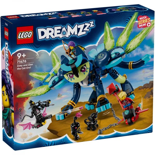 Блоковий конструктор LEGO DREAMZZZ Зоуі й котосова Зіан (71476)