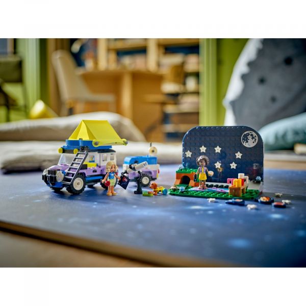 Блоковий конструктор LEGO Friends Кемпінговий автомобіль для спостереження за зірками (42603)