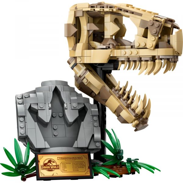 Блоковий конструктор LEGO Jurassic World Скам’янілості динозаврів: череп тиранозавра (76964)
