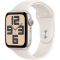 Apple Watch SE 2 2024 GPS 44mm Starlight Aluminium Case with Starlight Sport Band M/L MXEV3
