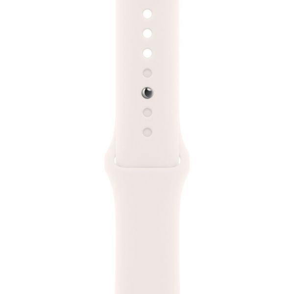 Apple Watch Series 11 GPS 46mm Rose Gold Aluminium Case with Light Blush Sport Band M/L MEV74