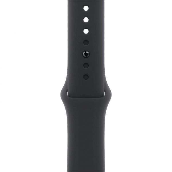 Apple Watch Series 11 GPS 42mm Jet Black Aluminium Case with Black Sport Band S/M MEQT4