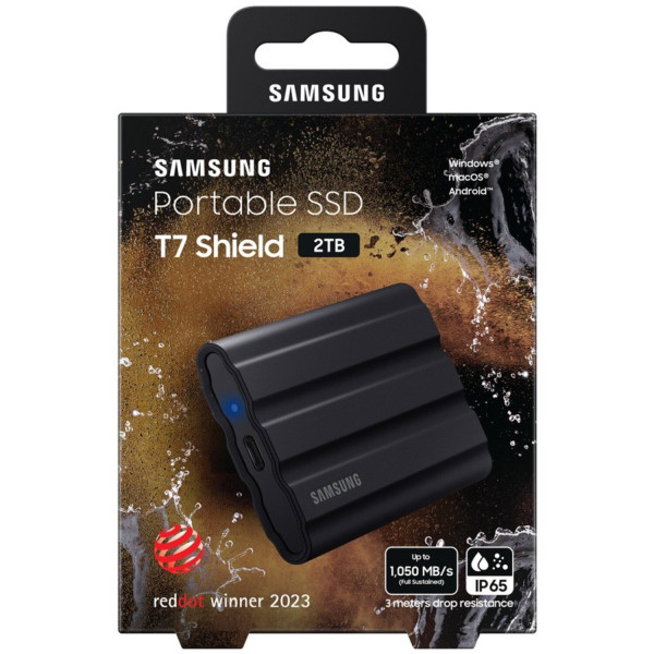 Samsung T7 Shield 2 TB Black (MU-PE2T0S/WW)