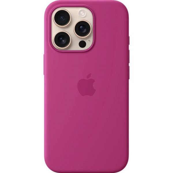 Чехол iPhone 16 Pro Silicone Case with MagSafe /fuchsia/