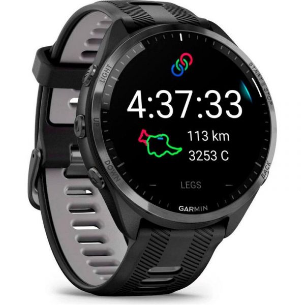 Смарт-годинник Garmin Forerunner 965 Carbon Gray Titanium Bezel 010-02809-00/10/80)