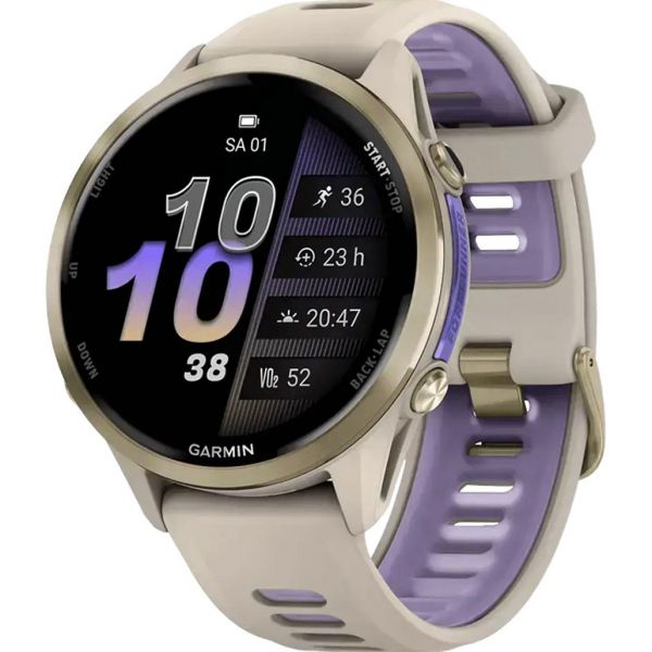 Смарт-годинник Garmin Forerunner 970 Soft Gold Titanium  (010-02969-02/12/62)