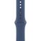 Apple Watch SE 2 2024 GPS 44mm Silver Aluminium Case with Denim Sport Band M/L MXER3