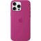 Чехол iPhone 16 Pro Max Silicone Case with MagSafe/fuchsia/