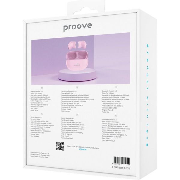 Навушники TWS Proove Mainstream Mini (purple)