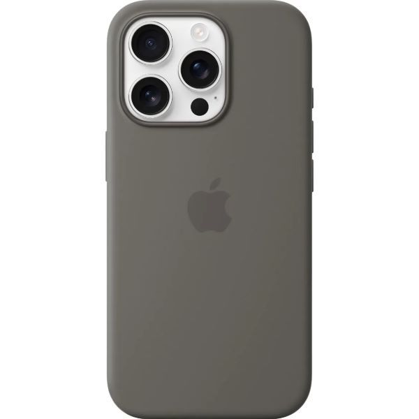 Чехол iPhone 16 Pro Silicone Case with MagSafe /stone gray/