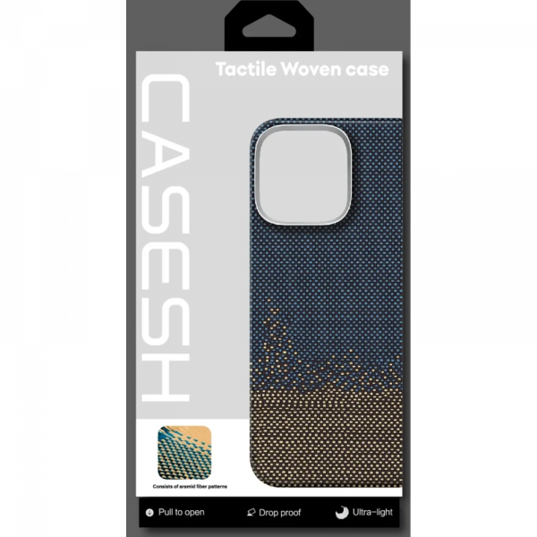 Чохол CaseSH Tactile Woven Magnetic Metal Frame for Apple iPhone 17 Pro S10