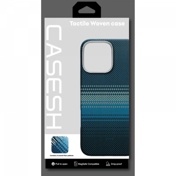 Чохол CaseSH Tactile Woven Magnetic Metal Frame for Apple iPhone 17 Pro S2