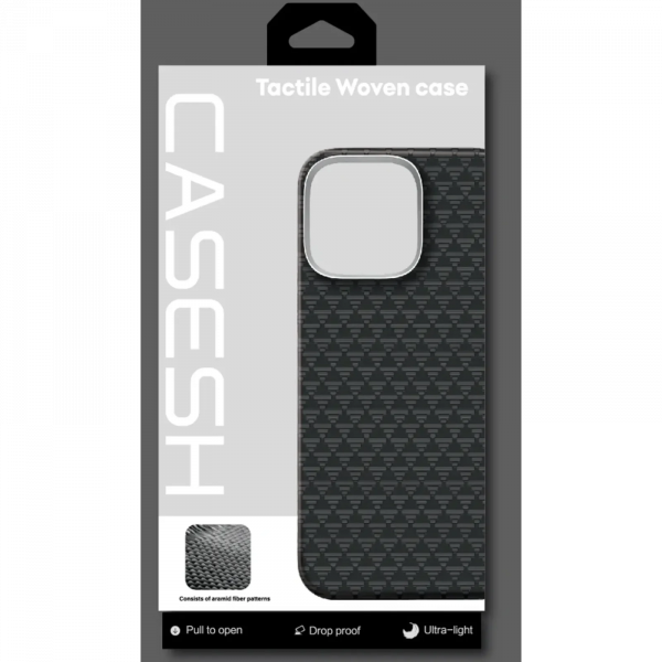 Чохол CaseSH Tactile Woven Magnetic Metal Frame for Apple iPhone 17 S3