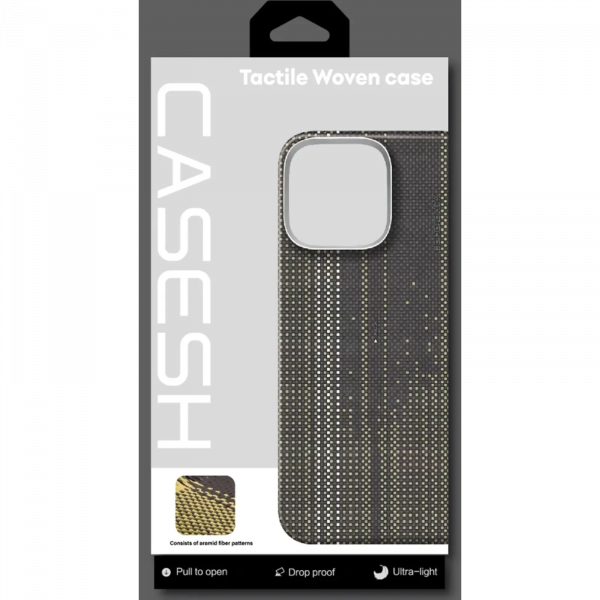 Чохол CaseSH Tactile Woven Magnetic Metal Frame for Apple iPhone 17 Pro S34