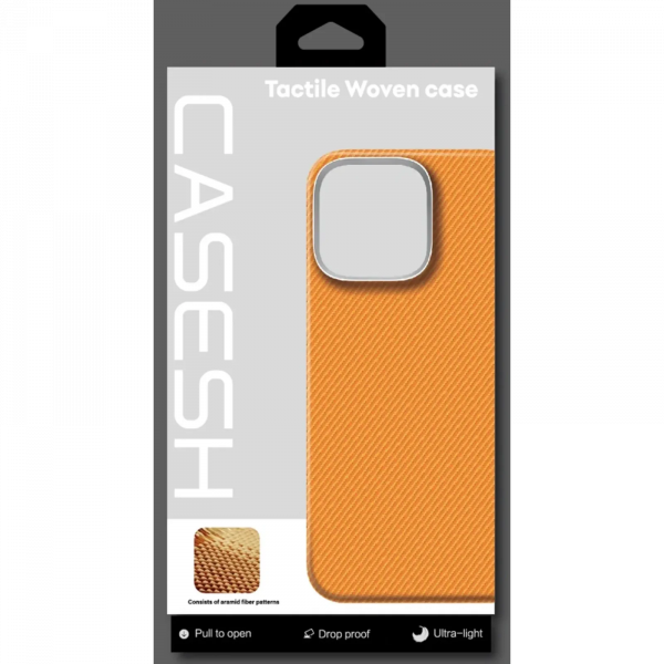 Чохол CaseSH Tactile Woven Magnetic Metal Frame for Apple iPhone 17 S6