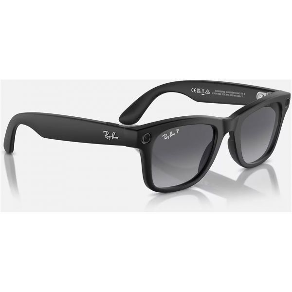 Смарт-окуляри Ray-Ban Meta Wayfarer Matte Black Frame Graphite Lenses (RW4006 601ST3 50-22)