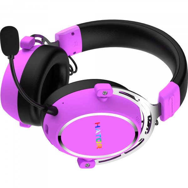 Ігрова гарнітура HATOR HYPERGANG 3 Hi-Res (ESH52) wireless cyber violet