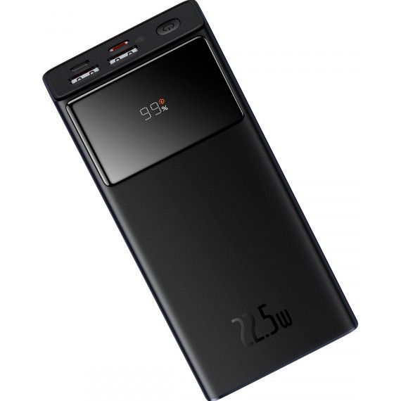 Зовнішній акумулятор Baseus Star Lord Display 22.5W 30000 mAh Black (PPXJ060101/PPXJ0801)