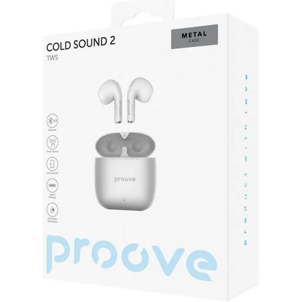 Навушники TWS Proove Cold Sound 2 TWS (silwer/white)