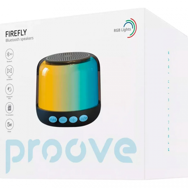 Портативна колонка Proove Firefly Black (PDFF050010001)